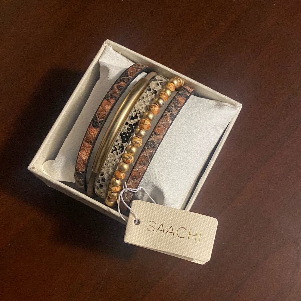 Brown wrap bracelet